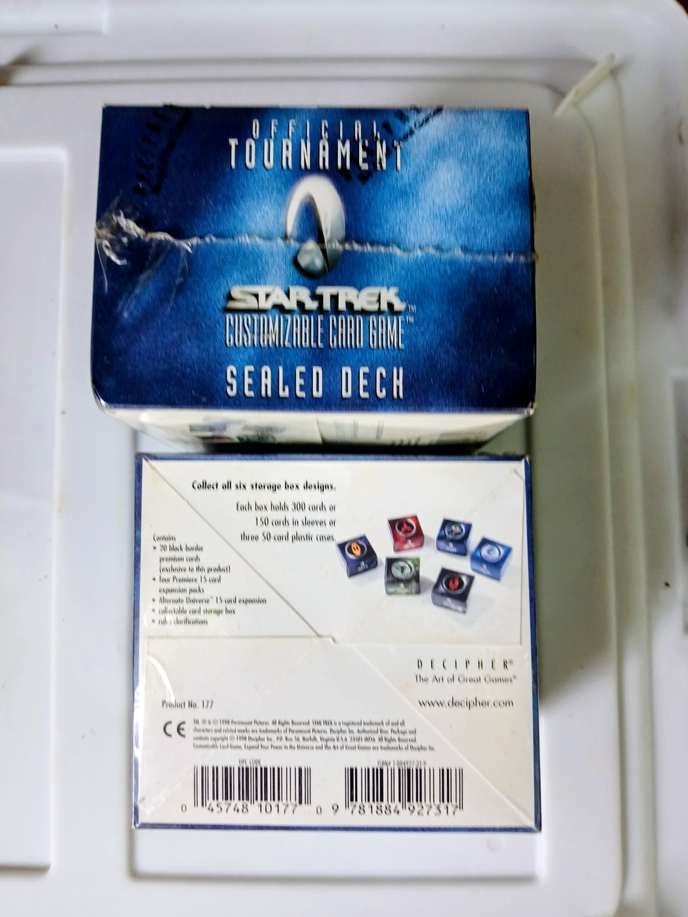 Star Trek Customizable Card Game Sealed Deck - Blue